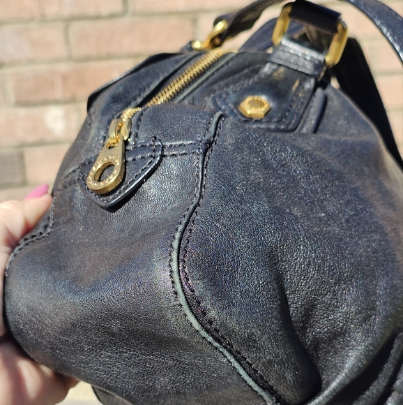 Marc by Marc Jacobs black leather hobo satchel - Picture 8 of 15